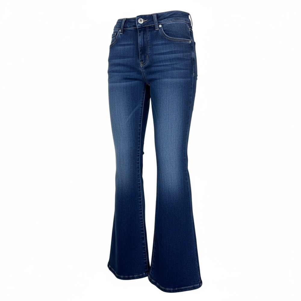 EverFlex High Rise Stacked Waist Flare Jeans - Picture 13 of 13